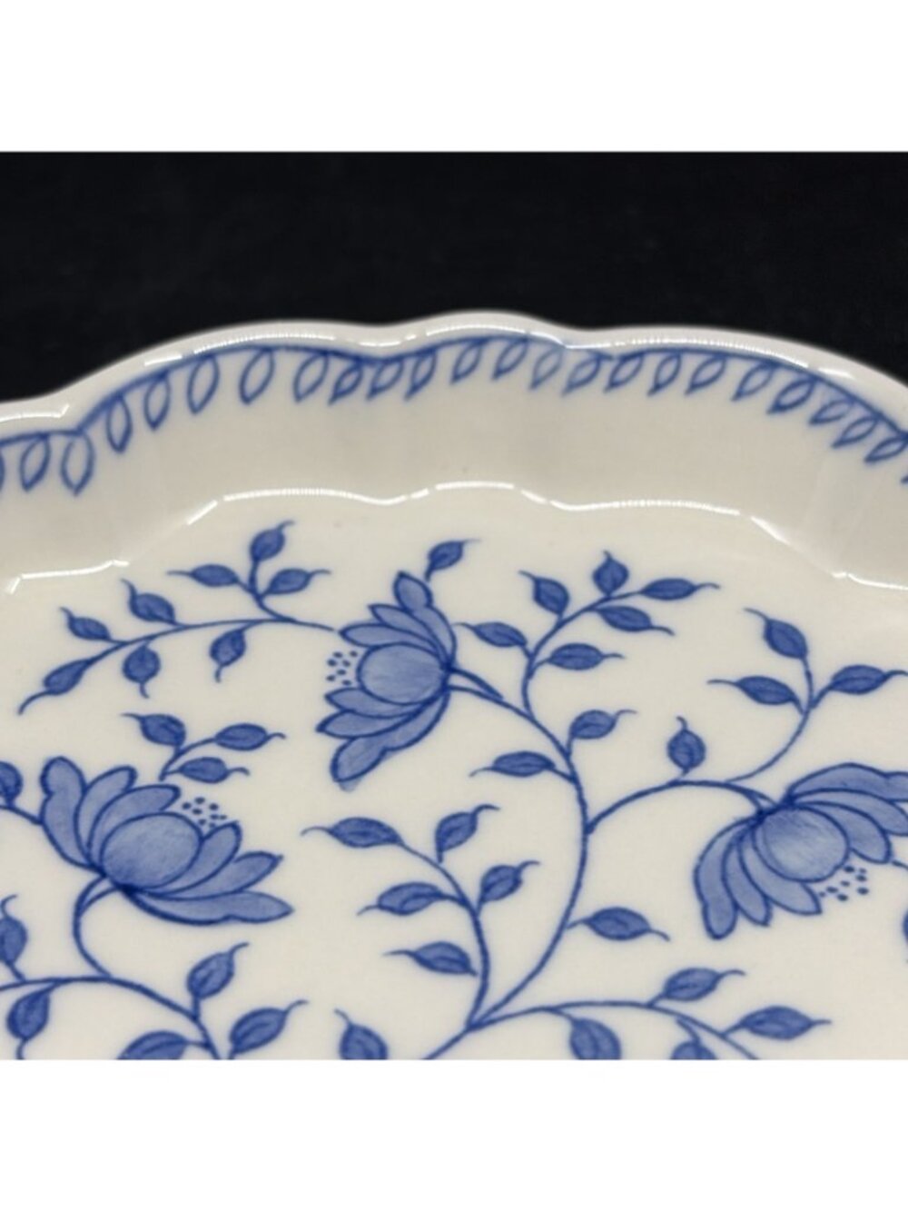 Colonial Williamsburg Andrea by Sadek Blue in Bloom Decorative Dishes Set 2 Vtg - Picture 9 of 14
